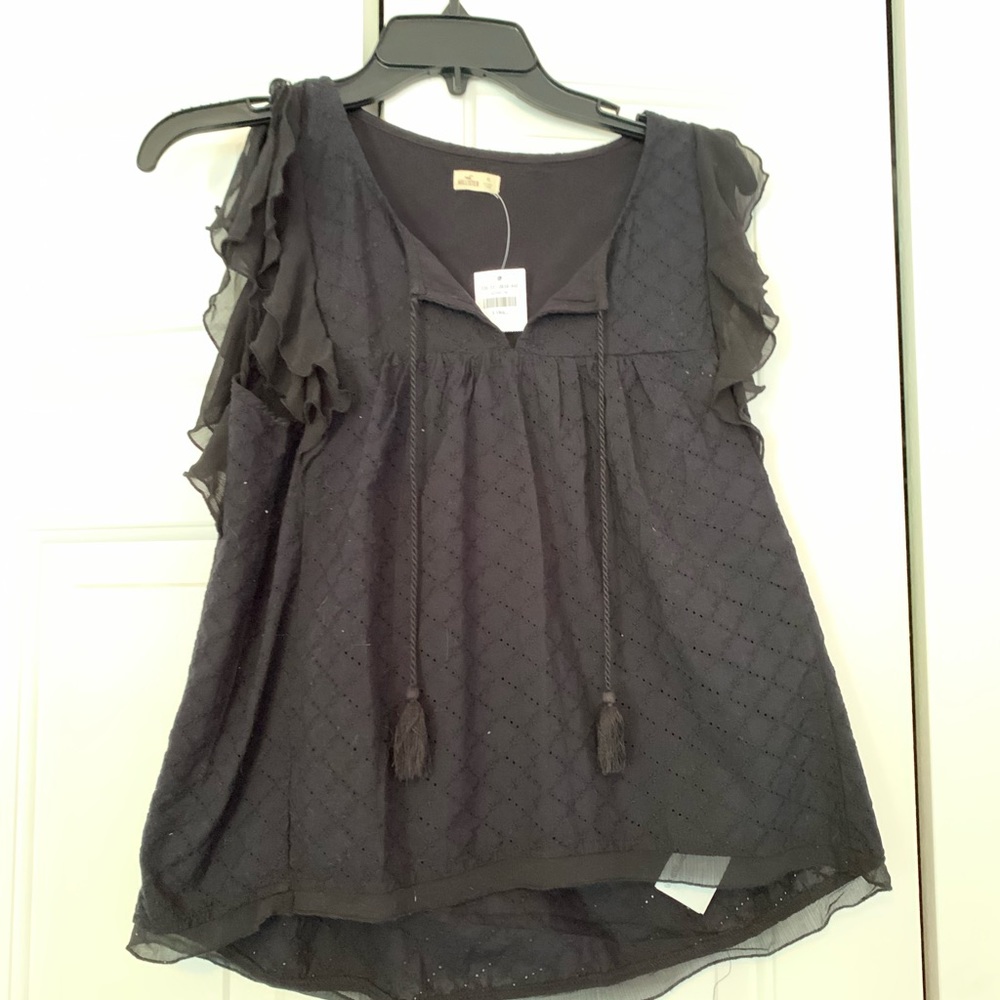 Black Hollister tank top. Never worn.